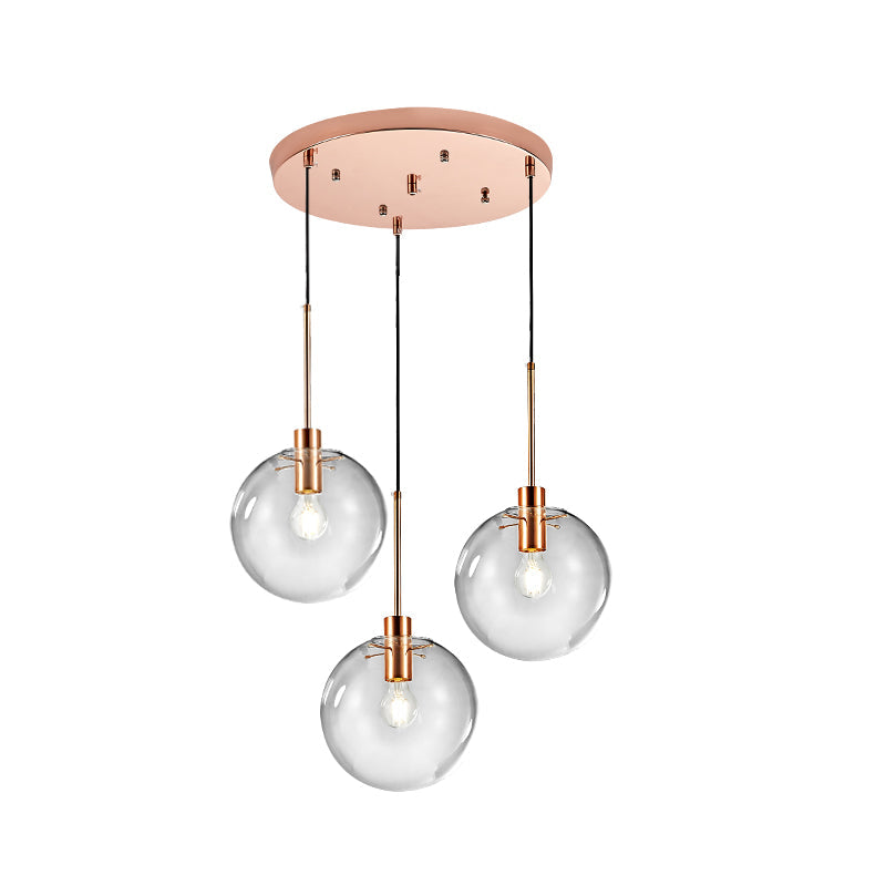 Glass Bolle Sola pendant light