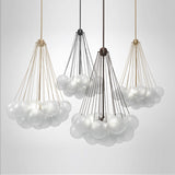 Cloud Glass Chandelier for kitchen table