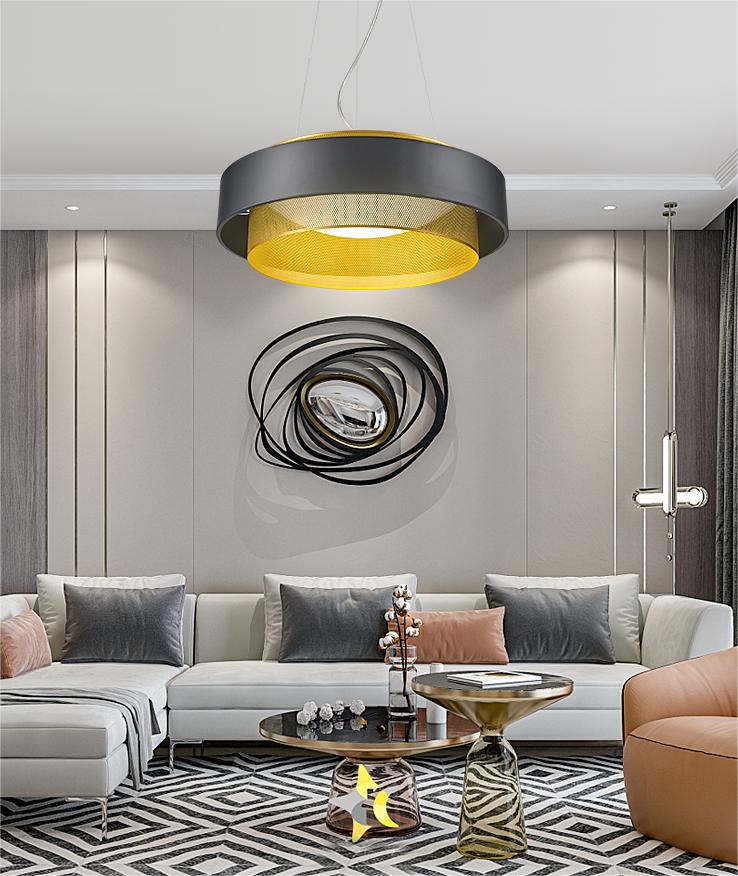 Double Layer Round Pendant Lamp