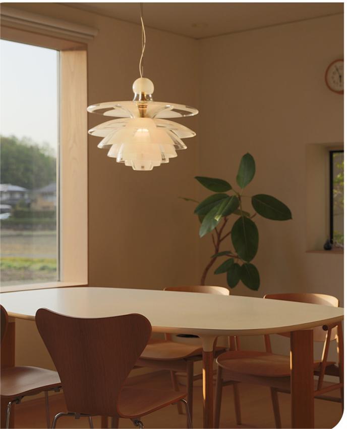 Crystal Echinacea Pendant Lamp