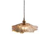 Creative Retro Lotus Glass Pendant Lamp