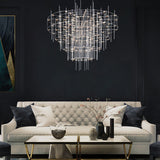 Creative Metal Frame LED Architectural Chandelier