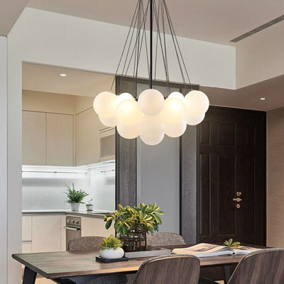 Cloud Glass Chandelier for kitchen table