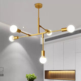 Cliff Brass chandelier 5Lights