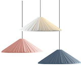 Colorful Bamboo Hat Pendant Lamp