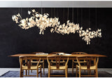 Gingko Porcelain Petal Chandelier