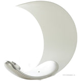 Curl Moon Table Dimmable Matt White Chrome Plated