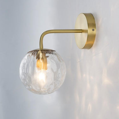 Pomelo Art Deco Glass Ball Wall Light