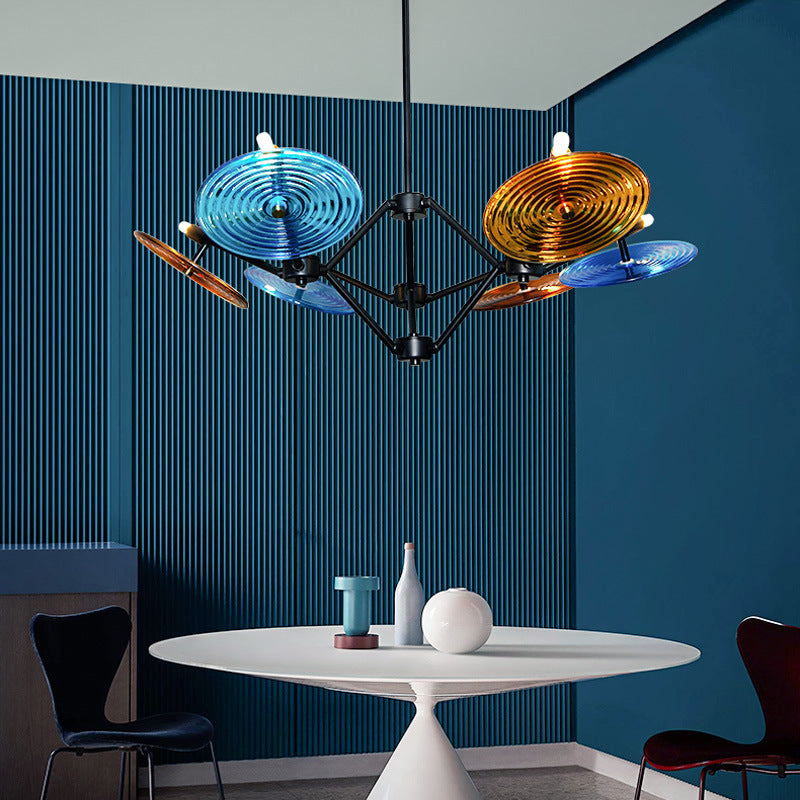 Colorful Rotary Pendant Lamp