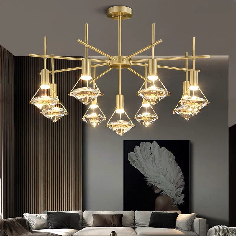 Diamond Carat Chandelier Lamp