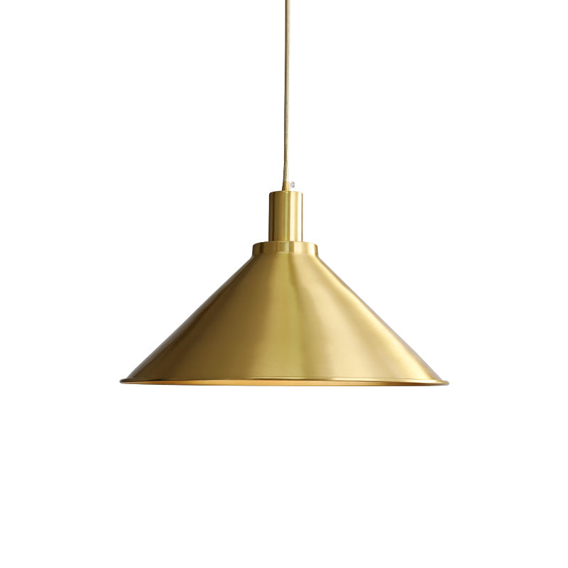 Brass Cone Nordic Pendant