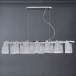 Glass Linear Chandelier