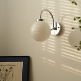 Nordic Style Ball Wall Light, Chrome/Brass