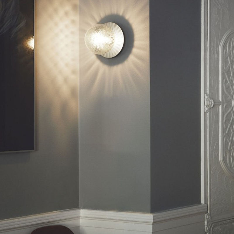 Diamond-Shaped Glass Bulb Wall Lamp