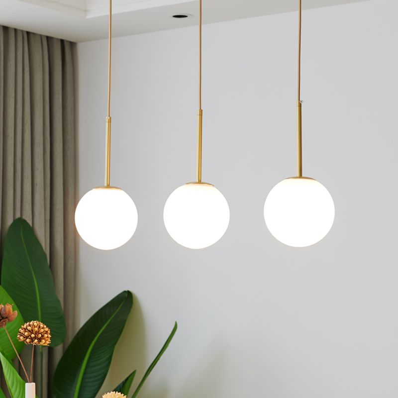 Glass Bolle Sola pendant light