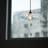 Creative Retro Lotus Glass Pendant Lamp