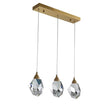 Crystal Brass Pendant Light | LED Wall Lamp