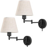 Swing Arm Wall Lamp, Plug in Wall Mount