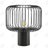 Cage Table Lamp Black