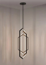 Contemporary Hexagon Geometric Modern Chandelier