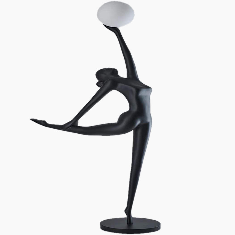 Creative Art Body Statue Decorative Floor Lamp