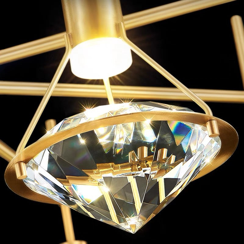 Diamond Carat Chandelier Lamp