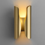 H-shaped Gold Wall Lamp