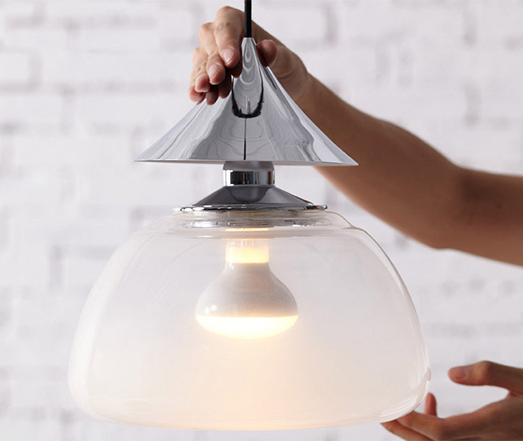 Frosted Glass Pendant Light