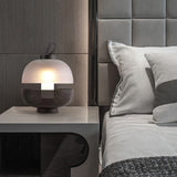 Frosted Glass Black Table Lamp