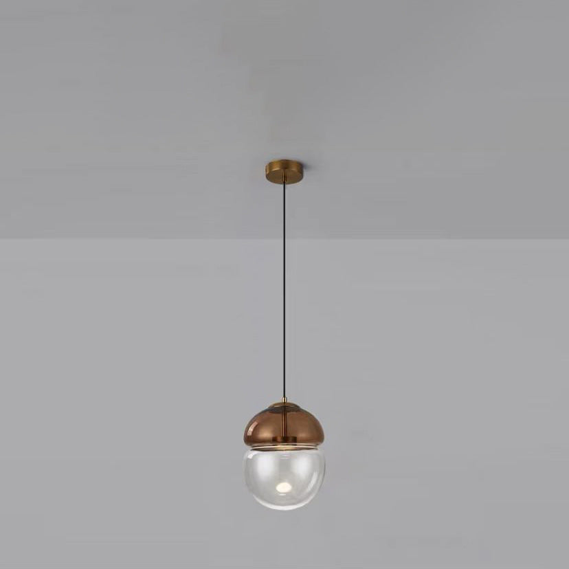 Divided Dual Color Glass Pendant Lamp