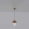 Divided Dual Color Glass Pendant Lamp