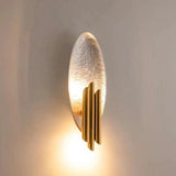 Gold Leaf Wall Lamp