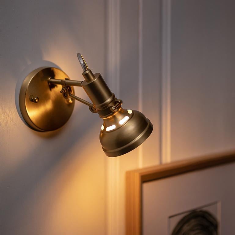 Mill House Brass Wall Light