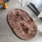 Feblilac Absorbent 3D Three-dimensional Christmas Tufted Bath Mat