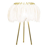 Feather Table Lamp & Floor Lamp