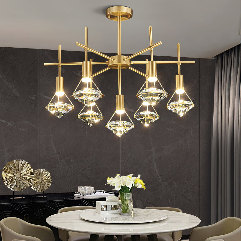 Diamond Carat Chandelier Lamp