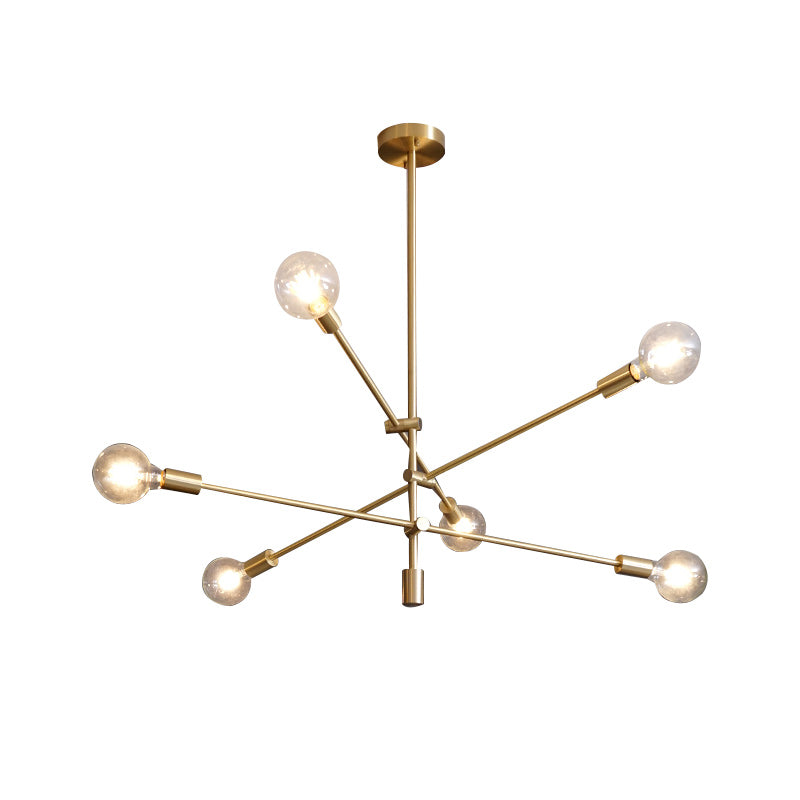 Brass Mobile Chandelier