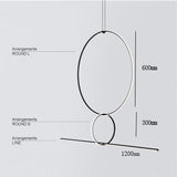 Circle Linear LED Pendant