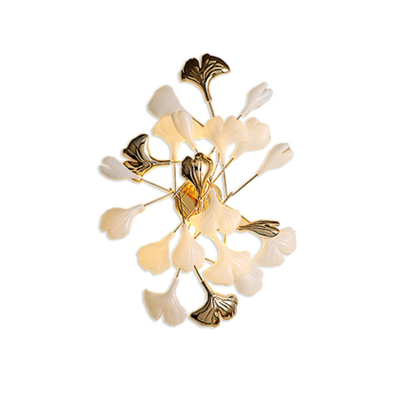 Ginkgo Leaf Branch Wall Lamp