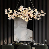 Gingko Porcelain Petal Chandelier