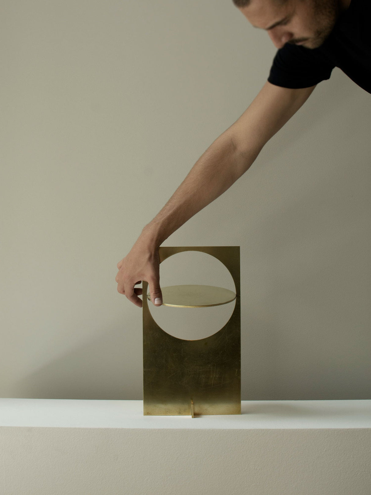 Metallic Reflection Table Lamp