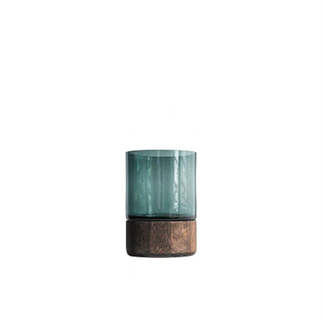 Serenity Wood Base Vases