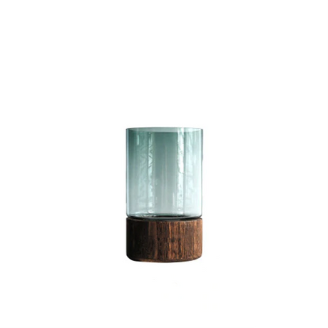 Serenity Wood Base Vases