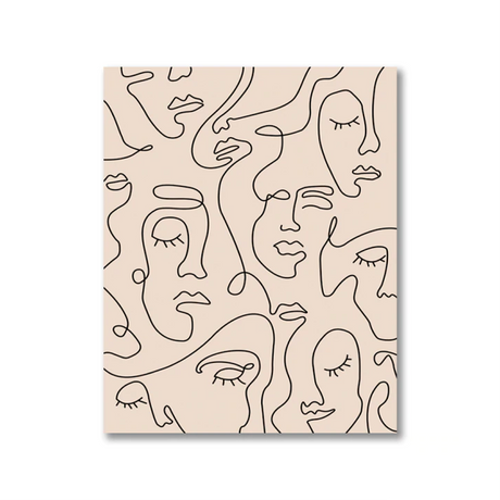 Forever and Endless Linear Art Prints