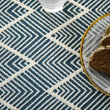 Gustav Jacquard Table Runner With Tassel