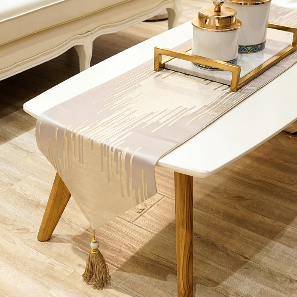 Marlene Geometric Abstract Table Runner