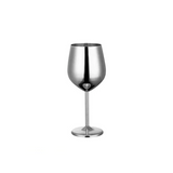 Aurora Stainless Steel Wine Goblets