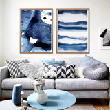 Epiphany Blue Water Color Prints