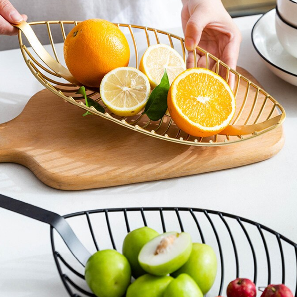 Indigo Leaf Fruit Basket