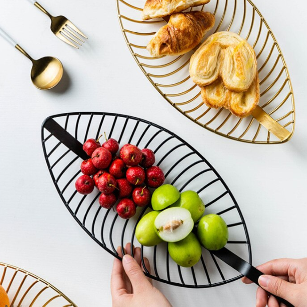 Indigo Leaf Fruit Basket
